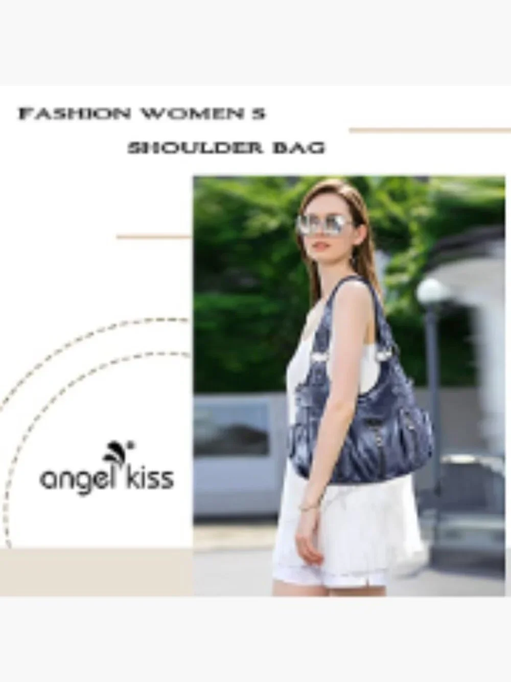 Washed Faux Leather Hobo Satchel Crossbody Handbag Tote Purse Women